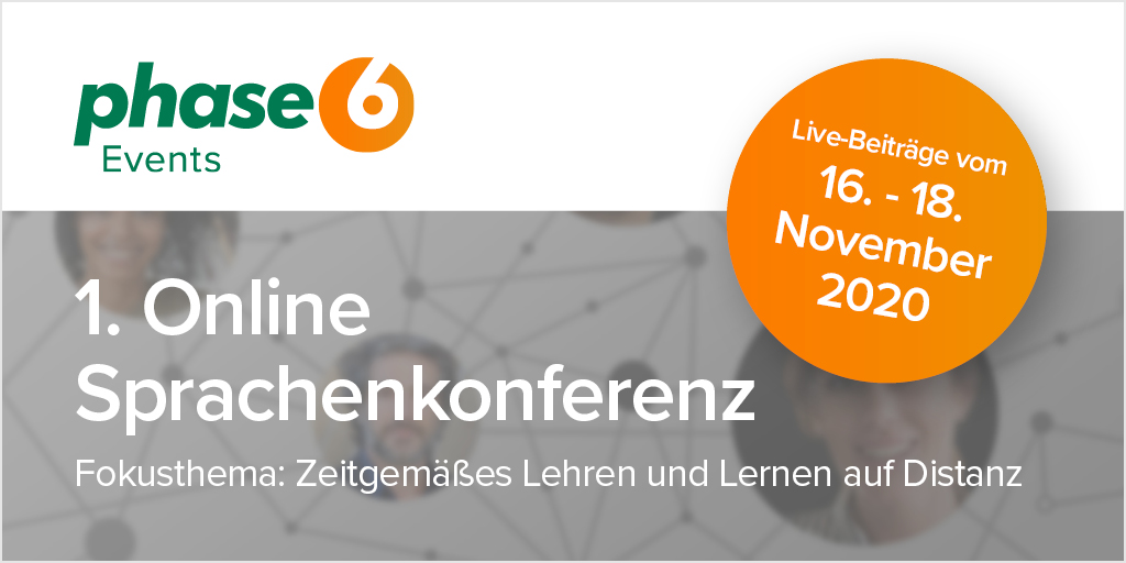 1. Online Sprachenkonferenz für Lehrkräfte. Das Fokusthema: “Zeitgemäßes Lehren und Lernen auf Distanz” 1. Online Sprachenkonferenz für Lehrkräfte. Das Fokusthema: “Zeitgemäßes Lehren und Lernen auf Distanz”